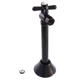 Elements of Design ECC83205X 1/2" Sweat, 3/8" OD Compression Angle Shut-off Valve with 5" Extension, Oil Rubbed Bronze Finish