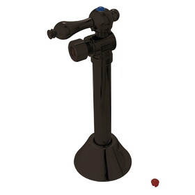Elements of Design ECC83205 1/2" Sweat, 3/8" OD Compression Angle Shut-off Valve with 5" Extension, Oil Rubbed Bronze Finish