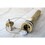 Elements of Design ED1002 Chain and Plug Pull-Out Drain without Overflow, Polished Brass