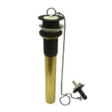 Elements of Design ED1005 Chain and Plug Pull-Out Drain without Overflow, Oil Rubbed Bronze