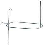 Elements of Design ED1040-1 Shower Ring and Riser Combination, Polished Chrome