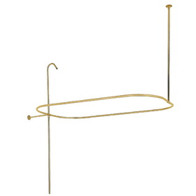 Elements of Design ED1040-2 Shower Ring and Riser Combination, Polished Brass