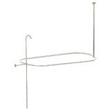 Elements of Design ED1040-8 Shower Ring and Riser Combination, Satin Nickel