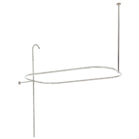 Elements of Design ED1040-8 Shower Ring and Riser Combination, Satin Nickel
