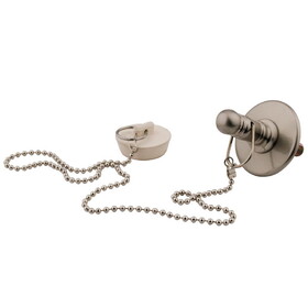 Elements of Design ED1118 Replacement Rubber Stopper, Chain & Attachment for CC1008, Satin Nickel