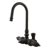 Elements of Design ED200-5 Gooseneck Faucet With Back Outlet & Diverter, Oil Rubbed Bronze