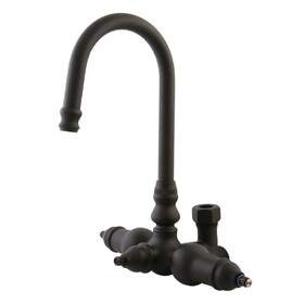 Elements of Design ED200-5 Gooseneck Faucet With Back Outlet &#038; Diverter, Oil Rubbed Bronze
