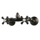 Elements of Design ED2135 Wall Mount Tub Filler Faucet with Riser Adapter, Oil Rubbed Bronze