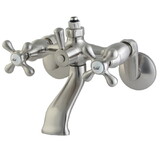 Elements of Design ED2668 Wall Mount Tub Faucet with Riser Adaptor, Brushed Nickel
