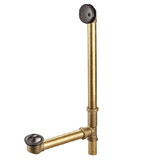 Elements of Design EDLL3185 18-Inch Tub Waste And Overflow With Lift And Lock Drain, Oil Rubbed Bronze