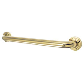 Elements of Design EDR214182 18-Inch X 1-1/4-Inch OD Decorative Grab Bar, Polished Brass