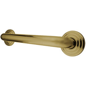 Elements of Design EDR314162 16-Inch Decorative 1-1/4-Inch OD Grab Bar, Polished Brass