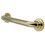 Elements of Design EDR414122 12-Inch Decorative 1-1/4-Inch OD Grab Bar, Polished Brass