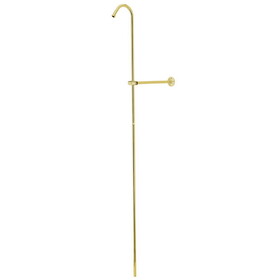 Elements of Design EDR602 Shower Riser And Wall Support, Polished Brass