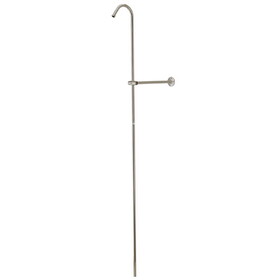 Elements of Design EDR608 Shower Riser And Wall Support, Satin Nickel