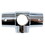 Elements of Design EDRCB1 Shower Ring Connector with 5 Holes, Chrome, Polished Chrome