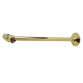 Elements of Design EDS122 12-Inch Wall Support, Polished Brass