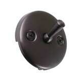 Elements of Design EDTL105 Trip Lever 2 Hole with Trip Lever and Round Plate, Oil Rubbed Bronze Finish