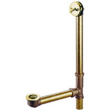 Elements of Design EDTL1162 16″ Trip Lever Waste and Overflow Drain, Polished Brass