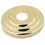 Elements of Design EFLMODERN2 3" Diameter D&#233;cor Escutcheon, Polished Brass Finish