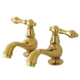 Elements of Design ES1102AL Basin Faucet With Metal Lever Handle, Polished Brass