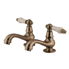 Elements of Design ES1108PL Two Handle Basin Faucet Set, Satin Nickel