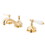 Elements of Design ES1162PL Two Handle 8" to 16" Widespread Lavatory Faucet with Brass Pop-up, Polished Brass