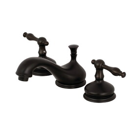 Elements of Design ES1165NL Two Handle 8" to 16" Widespread Lavatory Faucet with Brass Pop-up, Oil Rubbed Bronze