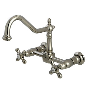 Elements of Design ES1246AX 8-Inch Centerset Wall Mount Kitchen Faucet, Polished Nickel