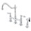 Elements of Design ES1271ALBS 8" Center Kitchen Faucet With Side Sprayer, Polished Chrome
