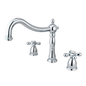 Elements of Design ES1341AX Two Handle Roman Tub Filler, Polished Chrome