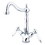 Elements of Design ES1431PL Two Handle 4" Centerset Lavatory Faucet with Brass Pop-up & Optional Deck Plate, Polished Chrome