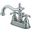 Elements of Design ES1601TX Two Handle 4" Centerset Lavatory Faucet with Brass Pop-up, Polished Chrome Finish