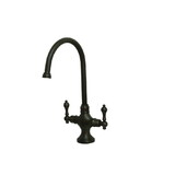 Elements of Design ES1765ALLS Two Handle Kitchen Faucet Without Sprayer, Oil Rubbed Bronze
