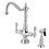 Elements of Design ES1771ALBS Two Handle Kitchen Faucet with Brass Sprayer, Polished Chrome