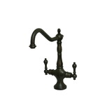Elements of Design ES1775ALLS Two Handle Kitchen Faucet Without Sprayer, Oil Rubbed Bronze
