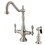 Elements of Design ES1778ALBS Two Handle Kitchen Faucet with Brass Sprayer, Satin Nickel