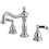Elements of Design ES1971FL 8-Inch Widespread Lavatory Faucet with Brass Pop-Up, Polished Chrome