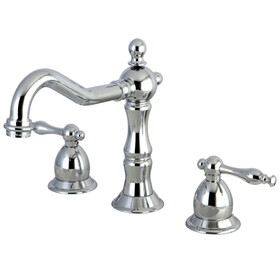 Elements of Design ES1971NL 8-Inch Widespread Lavatory Faucet with Brass Pop-Up, Polished Chrome