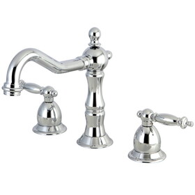 Elements of Design ES1971TL 8-Inch Widespread Lavatory Faucet with Brass Pop-Up, Polished Chrome