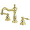 Elements of Design ES1972NL 8-Inch Widespread Lavatory Faucet with Brass Pop-Up, Polished Brass