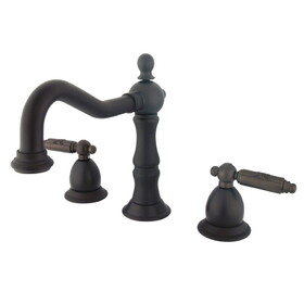 Elements of Design ES1975GL 8-Inch Widespread Lavatory Faucet with Brass Pop-Up, Oil Rubbed Bronze