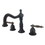 Elements of Design ES1975TL 8-Inch Widespread Lavatory Faucet with Brass Pop-Up, Oil Rubbed Bronze