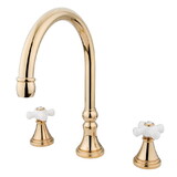 Elements of Design ES2342PX Two Handle Roman Tub Filler, Polished Brass