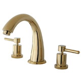 Elements of Design ES2362DL Roman Tub Filler 7-Inch Spout Reach, Polished Brass
