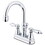 Elements of Design ES2611AL Two Handle 4" Centerset Lavatory Faucet with Brass Pop-up, Polished Chrome
