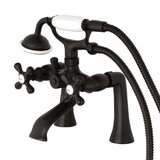 Elements of Design ES2685X Deck Mount Clawfoot Tub Filler with Hand Shower, Oil Rubbed Bronze