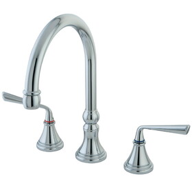Elements of Design ES2791ZLLS 8-Inch Widespread Kitchen Faucet, Polished Chrome