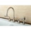 Elements of Design ES2798ZLBS 8-Inch Widespread Kitchen Faucet with Brass Sprayer, Brushed Nickel