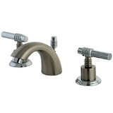 Elements of Design ES2957ML Mini-Widespread Lavatory Faucet, Brushed Nickel/Polished Chrome